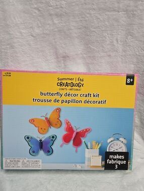 Creatology Butterfly Décor Craft Kit - Yellow, Blue, Pink, Orange